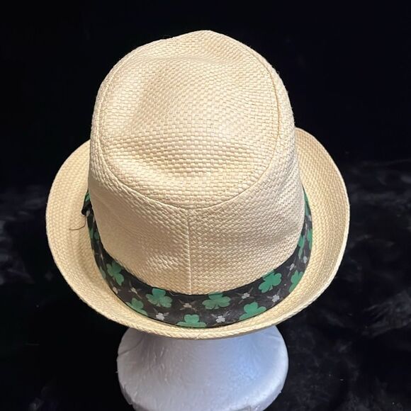 Guinness Cream Fedora with Black and Green Shamrock Band - Picture 3 of 5